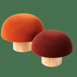 VELVET Champignon Naturel, Bordeaux, Multicolore^CASA Sale