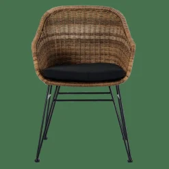 VIENNA Chaise De Salle à Manger Noir, Naturel^CASA Online