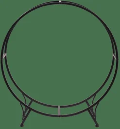 WHEEL Étagère Pour Bois Noir^CASA Online