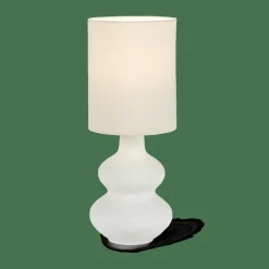 WHITESTONE Lampe De Table Avec Abat-jour E27 Blanc Cassé^CASA