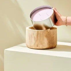 WOOD Recharge Bougie De Jardin Mauve^CASA Online