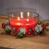 XMAS Bougie Avec Déco Rouge^CASA Online