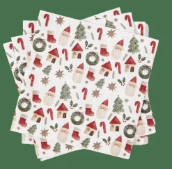 X-MAS VIBE Set De 20 Serviettes Multicolore^CASA