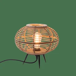 ZANZI Lampe De Table E27 Naturel^CASA Clearance